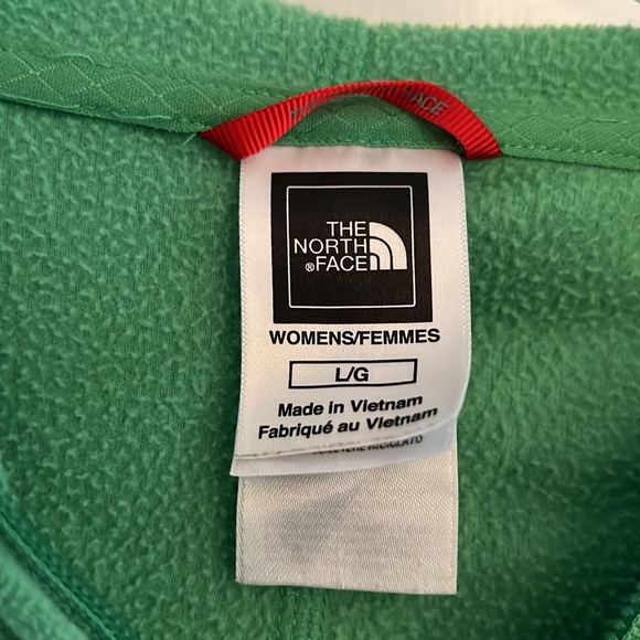 EUC North Face Lightweight Green Fleece - Picture 2 of 6